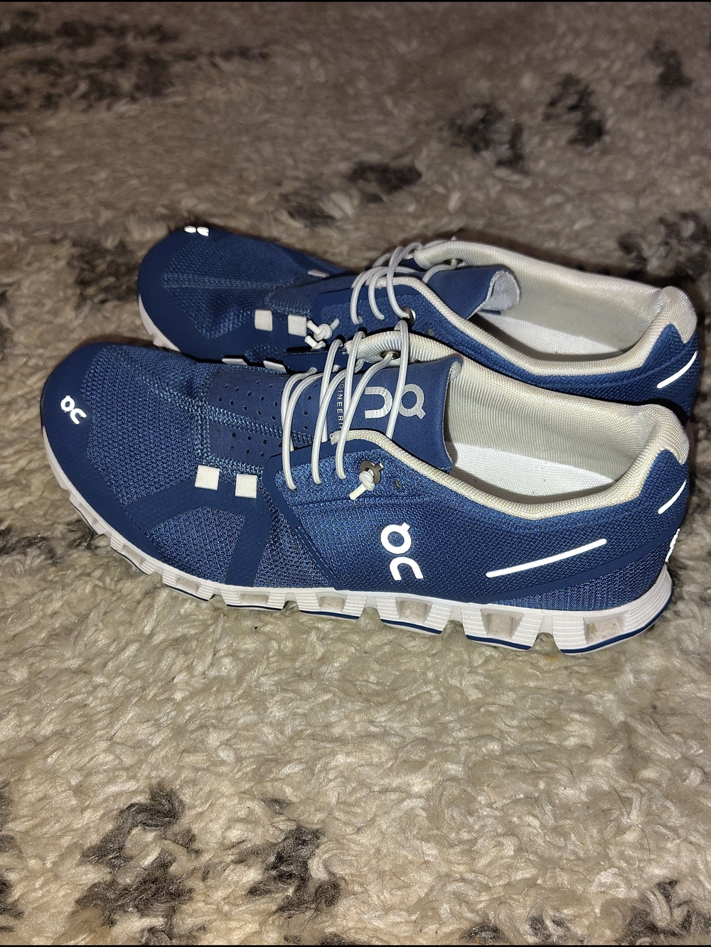 On Cloudwomen Athletic Running Shoes - Navy Blue